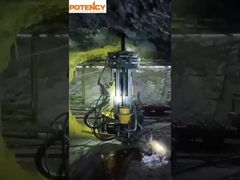 1500mm Drill Pipe Length DTH Drilling Rig 76 - 203mm Drilling Diameter KD-KDQ150