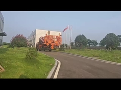 Special arch installation robot for single-track small tunnels, ready to depart 